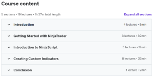 Learn To Build Trading Indicators for NinjaTrader