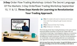 Orderflows - 3 Day Workshop